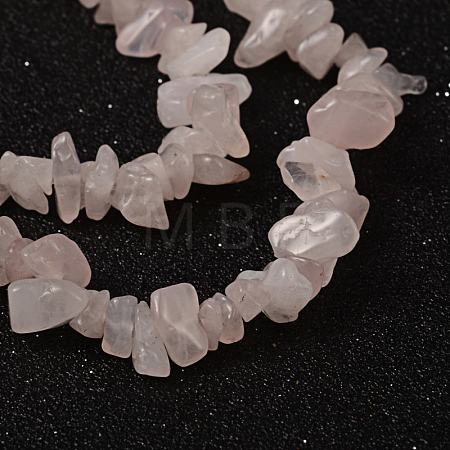 Natural Rose Quartz Beads Strands X-F007-1