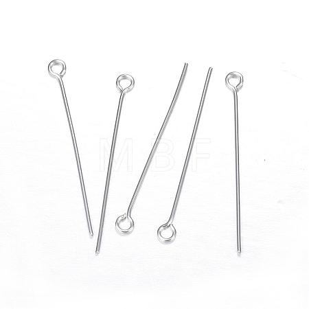 Tarnish Resistant 201 Stainless Steel Eye Pin STAS-D447-02-1