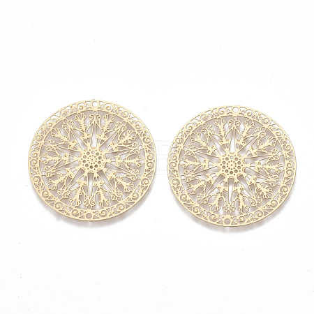 Brass Filigree Joiners Links X-KKC-T001-06MG-1
