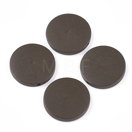 Painted Natural Wood Beads X-WOOD-S049-02A-01-1