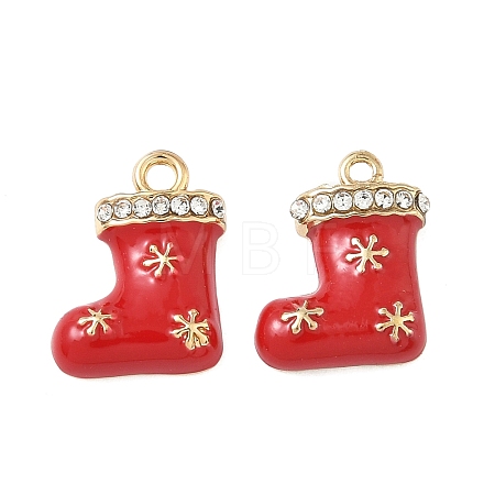 Christmas Alloy Enamel Pendants LS-ENAM-I073-02G-02-1