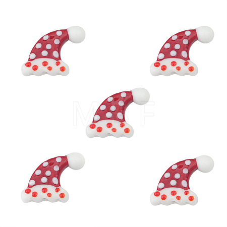 Christmas Themed Handmade Lampwork Beads XMAS-PW0001-201C-1