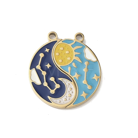 304 Stainless Steel Pendants STAS-C155-10G-1