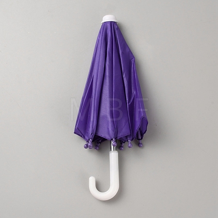 Mini Polyester Doll Umbrella AJEW-WH0314-462B-1