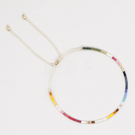 Adjustable Plastic Beaded Slider Bracelets YS6543-2-1