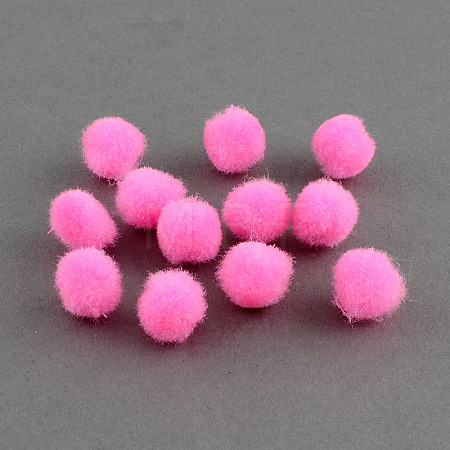 DIY Doll Craft Pom Pom Yarn Pom Pom Balls AJEW-S006-10mm-03-1