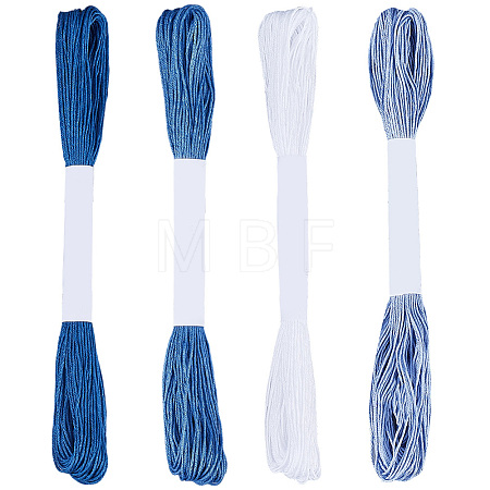 4 Skeins 4 Colors Cotton Embroidery Threads OCOR-CY0004-73B-1