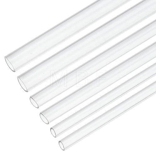 Olycraft 3 Sets 3 Style ABS Plastic Column Bar Rods DIY-OC0008-26-1