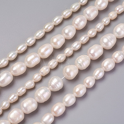 Natural Cultured Freshwater Pearl Beads Strands PEAR-L021-21-01A-1