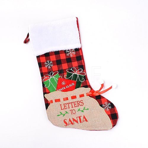 Christmas Socks Gift Bags HJEW-SZC0002-06B-1