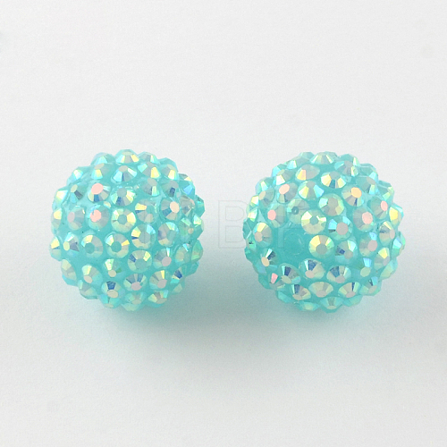 AB-Color Resin Rhinestone Beads RESI-S315-18x20-14-1