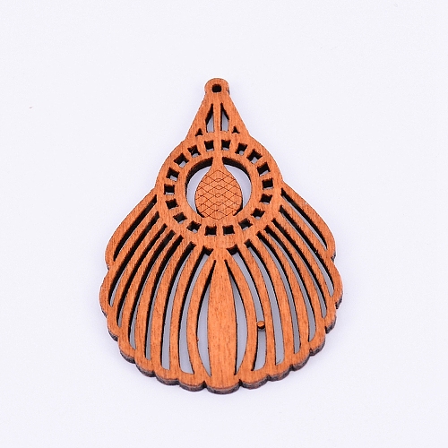 Wood Big Pendants WOOD-WH0106-01-1