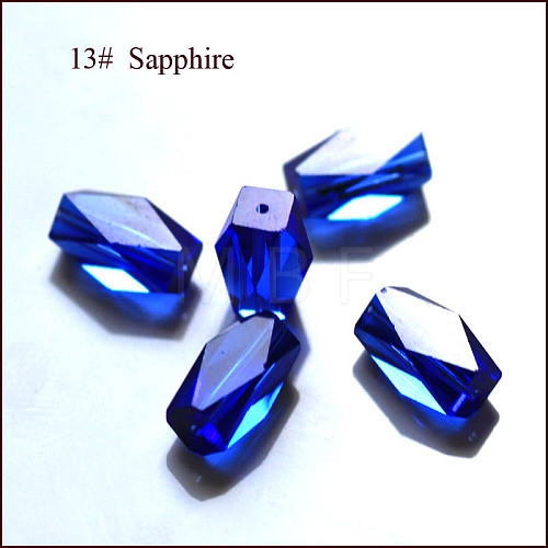 Imitation Austrian Crystal Beads SWAR-F055-8x4mm-13-1