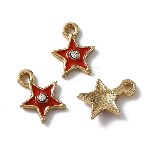 Zinc Alloy Enamel Charms ENAM-TAC0002-51C-1