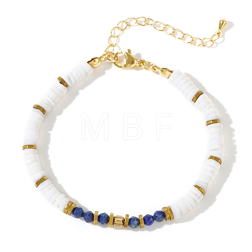 Natural Lapis Lazuli Beaded Bracelets VY9636-3-1