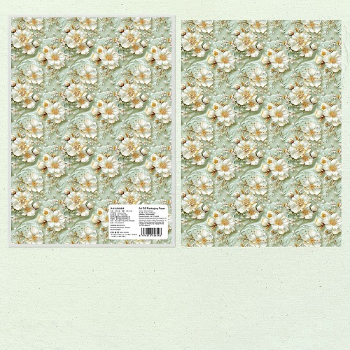 5 Sheets Background Pattern Paper Scrapbooking Paper PW-WG0EF52-02-1