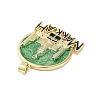 Rack Plating Brass Enamel Pendants KK-H474-21G-02-2