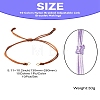 10Pcs 10 Colors Nylon Braided Adjustable Link Bracelet Makings AJEW-CJ00001-8