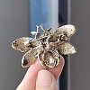 Alloy Rhinestone Brooch for Backpack Clothes PW-WG61EF0-01-2