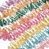 Electroplated Natural Quartz Crystal Beads Strands G-F800-F-1