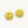Tibetan Style Spacer Beads TIBEB-LFH10384Y-G-FF-1