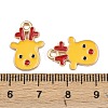 Christmas Alloy Enamel Pendants FIND-I067-02KCG-02A-3