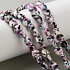 Spray Printed Synthetic Turquoise Beads Strands TURQ-P002-01A-03-1