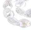 Electroplate Glass Beads Strands EGLA-Q134-02A-B06-3
