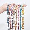 7 strands 7 colors Drawbench Freshwater Shell Beads Strands SHEL-CA0001-010-3