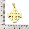 Ion Plating(IP) 304 Stainless Steel Enamel  Pendants STAS-C105-10G-3