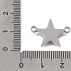 304 Stainless Steel Polishing Connector Charms STAS-E532-11P-3