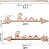 His and Hers Arrow Chair Signs Banner DIY-WH0157-34-2