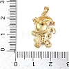 Christmas Brass Micro Pave Cubic Zirconia Pendants LS-KK-K413-01A-G-3