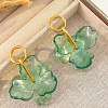 304 Stainless Steel Acrylic Stud Dangle Earrings WG2A1B2-02-1