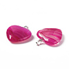 Natural Agate Pendants G-G956-B64-FF-4