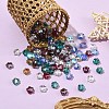 20Pcs Transparent Electroplate Glass Beads GLAA-YW0005-11A-5