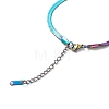 304 Stainless Steel Flat Snake Chain Bracelet for Men Women BJEW-E076-01MC-03-4