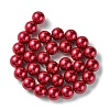 Eco-Friendly Glass Pearl Beads Strands X-HY-A008-14mm-RB084-2