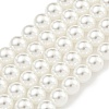 Glass Pearl Beads Strands X-HY-G002-01C-01-1