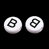Opaque Acrylic European Beads AC-CBA3BDD-01B-2