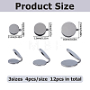 12Pcs 3 Styles 304 Stainless Steel Cuff Earrings EJEW-HS0001-36P-2