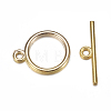 Tibetan Style Toggle Clasps TIBE-A12208-G-NR-3