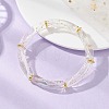 UV Plating Acrylic Bracelets for Women BJEW-JB12949-1