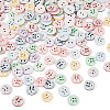 200Pcs 2-Hole Resin Buttons BUTT-TA0001-60A-3