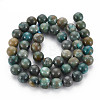Natural Chrysocolla Beads Strands G-S376-004B-2