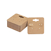 100Pcs Paper Earring Display Cards CDIS-DJ0001-15C-1