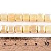 Anti-Tarnish Electroplate Glass Beads Strands GLAA-T025-8mm-10B-4