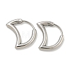 316 Surgical Stainless Steel Hoop Earrings EJEW-D096-18H-AS-1