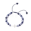 2Pcs 201 Stainless Steel Link Bracelets BJEW-JB12937-3