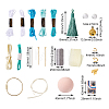 DIY Hand JuQiu & Bowknot Punch Needle Making Kits DIY-EL0001-06B-3